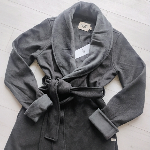 UGG NEW Duffield II Double Knit Fleece Robe - Picture 1 of 13